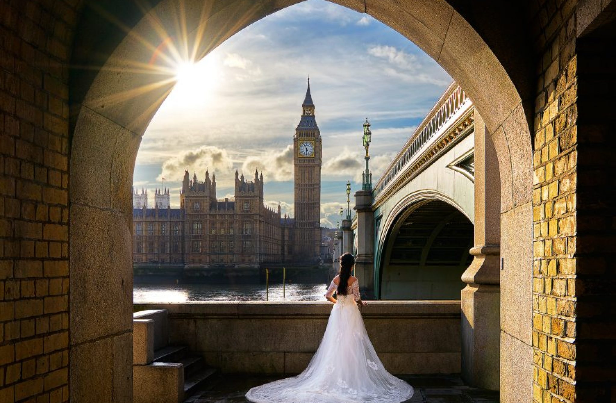 Noiva em Fuga, Londres – Atrás das Cenas